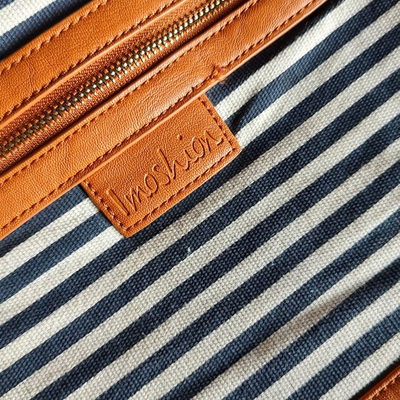 imoshion striped bag with magnetic closures - Picture 8 of 15